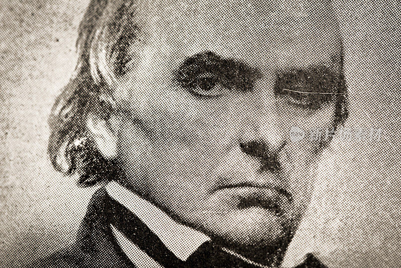 古董照片:Daniel Webster